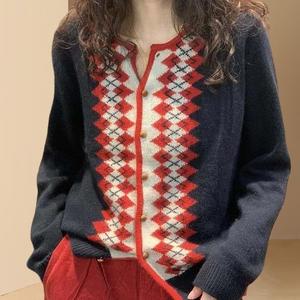 广州十三行一线品牌小衫2024年新款女装羊绒毛衣高货外贸剪标样衣