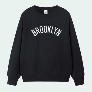 【teepublic】纽约布鲁克林brooklyn圆领卫衣内搭毛圈纯棉男女