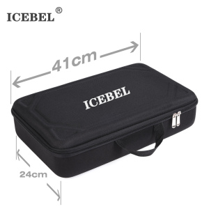 ICEBEL冰筏钓竿包收纳渔具配件硬盒路亚手提箱钓鱼轮短节便携防碰