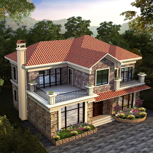 二层别墅设计图纸农村自建房欧式设计图建筑施工图全套cad方案