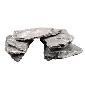 乌龟缸爬宠虫晒台晒背片石岩片石造景片岩石装饰石组合是假山石头