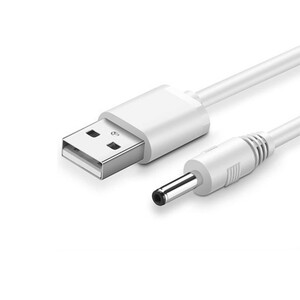 圆形充电器接口3.5mm充电线台灯圆孔usb小风扇音响箱圆头洗1016s