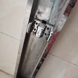 淋浴房定位器双轨道胶下浴室配件玻璃门吊滑门导向器推拉门固定器