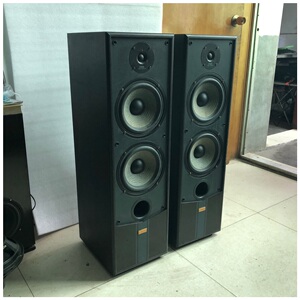 二手双8寸飞达音箱双低音二分频发烧hifi级落地式家用一对不包邮