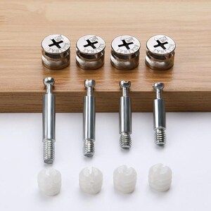 家具安装配件五金电子衣柜多功能柜子卡扣固定组装偏心螺丝木椅3