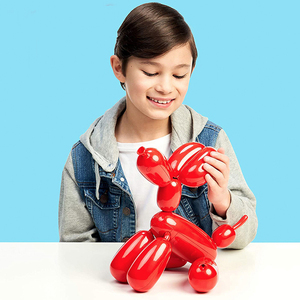 山姆squeakee芝奇波波宠物电子气球狗吱吱充气仿真可互动玩具礼物