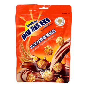 ovaltine阿华田巧克力麦芽爆米花60g/袋装包装办公室加班解乏小吃