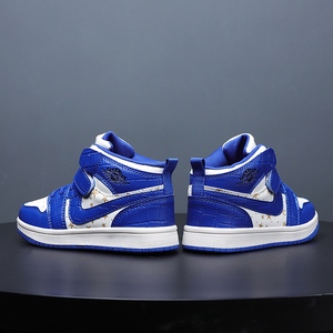 aj男童鞋子春秋款2021新款儿童运动鞋中大童透气休闲板鞋男孩秋鞋