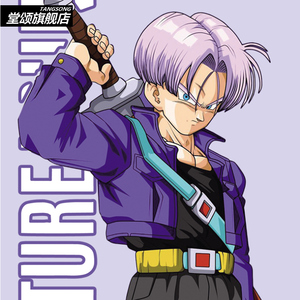 七龙珠特兰克斯卫衣男女连帽外套休闲宽松加绒上衣潮牌潮流衣服