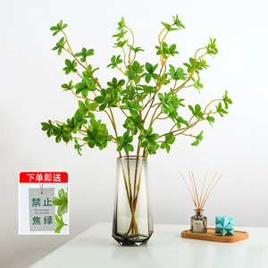 日本仿真吊钟植物假绿植客厅插花桌面摆件北欧马醉木样板间装饰品