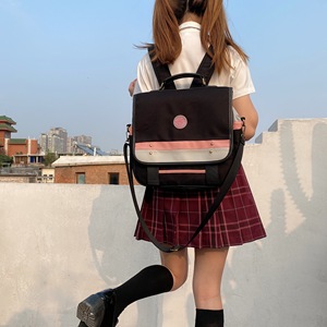 原创津畈高日系夏季jk/dk制服包手提斜跨3way大容量校供双肩包