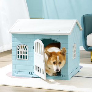 室内狗狗窝客厅新款中小型狗屋四季通用猫窝带厕所狗房子宠物用品
