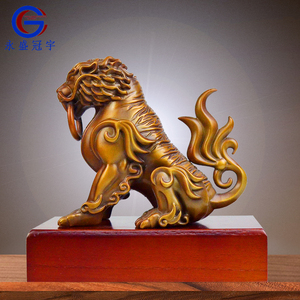 龙九子椒图睚眦蒲牢饕餮狻猊霸下狴犴蚣蝮螭吻纯铜装饰工艺品摆件