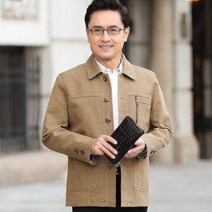 中年男外套40-50岁春季春秋