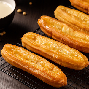 绿轩无矾油条半成品早餐食品家用速食肯德基速冻大油条酥生胚商用