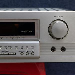 二手山水功放es-9020ex大功率6.1声道机器非常重大功率卡拉ok功放