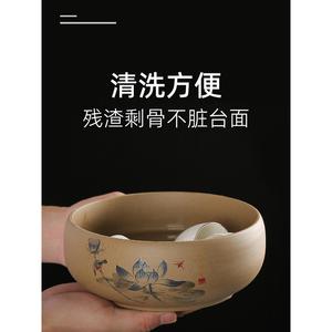 桌面垃圾盘桌上垃圾盆垃圾缸吐骨头盘碟家用茶几大号小吃碟水果盘