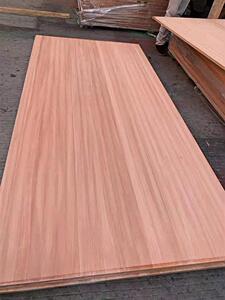 奥古曼直拼红胡桃木直拼板实木板材非洲桃花心加蓬榄家具定制衣柜