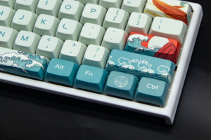 xda珊瑚海键帽标准配列108适配ikbc樱桃杜伽艾石头机械键盘