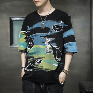 00郭清桂淘宝非主流另类衣服polo衫扎染短袖t恤女二号街角杀马特