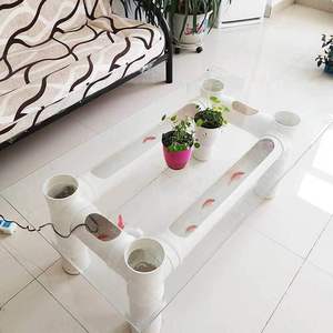 网红鱼缸茶几创意