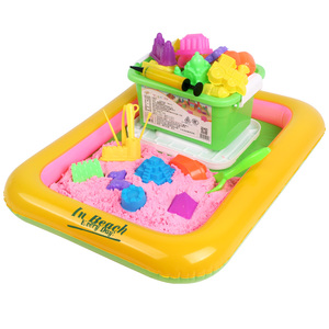 充气沙子池子火星动力沙魔力太空沙充气垫儿童玩具大沙盘沙池玩具