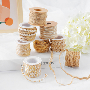 双色麻绳桌面摆件幼儿园装饰ins风棉麻手工环创diy制作编织材料