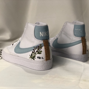 耐克nike21新款女鞋blazer mid77刺绣花卉高帮运动休闲板鞋dc9265