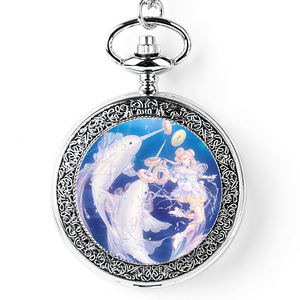 唯美公主怀表大号儿童怀表女孩学生时装百搭挂链表动漫卡通项链表