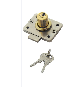 恒威403细芯铜大小老式抽屉锁锁床头柜锁抽屉扣搭柜台细芯铁皮柜