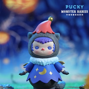 popmart泡泡玛特puckt毕奇精灵怪兽宝宝系列盲盒手办摆件