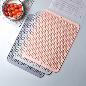 大号硅胶沥水垫桌面菜板防滑垫家用防烫锅垫底座隔热菜垫餐桌盘垫