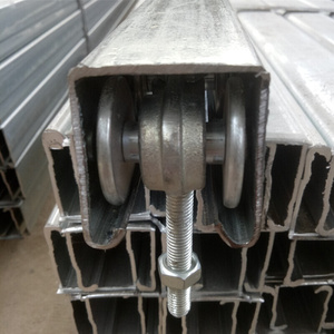 0重型吊轮工业厂房推拉门v平移门轨仓滑道门生产线吊道轨谷滑轮