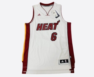 迈阿密热火队 lebron james 勒布朗詹姆斯球衣 r30刺绣 主场白