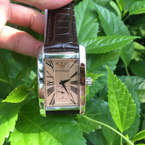 代购armani阿玛尼男表长方形女表 时尚情侣手表ar0154/ar0168