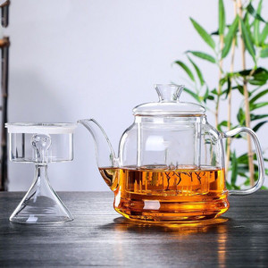 玻璃蒸茶壶内胆茶滤过漏器玻璃盖子蒸煮内胆茶虑茶具配件适合本店