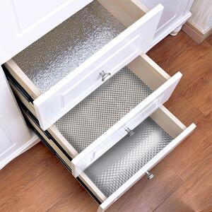 橱柜垫纸防水防潮膜防霉厨房防油贴纸柜子自粘鞋衣柜铝箔纸抽屉垫