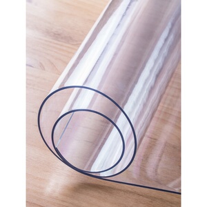 防水厨房电炉罩套正方形茶几桌布桌面透明胶垫客厅软胶折叠材质