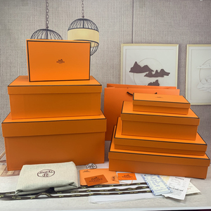 爱马仕hermes专柜包包衣服t恤礼品盒子香水包装手提袋布袋纸袋子