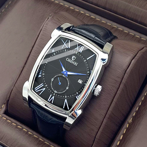 男士皮带手表酒桶型