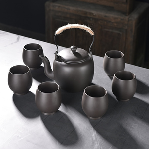 隐茶缘 紫砂提梁壶套装单个茶壶大容量泡茶壶主人杯功夫茶具配件