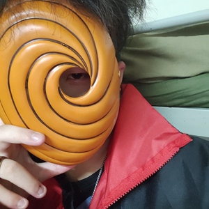 包邮火影忍者晓组织衣服袍子 宇智波阿飞cos披风 戒指 面具套装