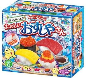 日本进口嘉娜宝手工diy食玩寿司汉堡拉面可食小林小玲玩具女孩.