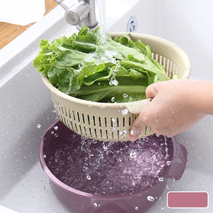 多功能家用塑料洗菜篮水果清洗盆沥水篮子筛子菜筛厨房用品菜篮子