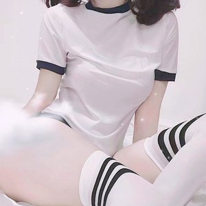 死库水纯情角色扮演cos学生体操服两件套装二次元运动服性感泳衣