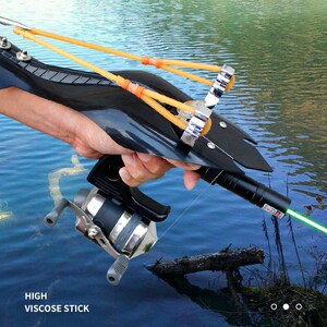 专业深水射鱼弹弓箭高精度激光鱼镖发射器护手鱼轮专用枪捕鱼神器