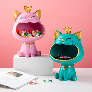 进门玄关桌面客厅家用鞋柜钥匙收纳盒杂物遥控器茶几创意门口摆件