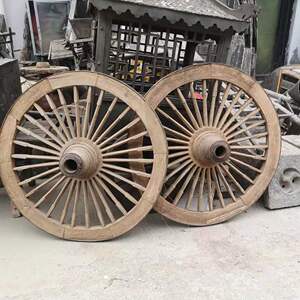 怀旧民俗老物件老木马车轮旧木车轮子老轱辘影视道具复古装饰摆件