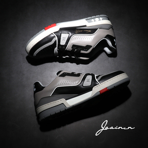 louis vuitton lv trainer 黑水泥 黑红 运动鞋 板鞋