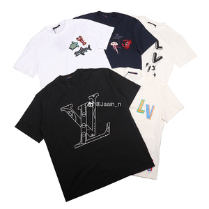 【明星同款现货】lv路易威登 21ss 海洋/猴子/nba/伞兵短袖t恤